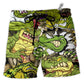 Beach Short / Adults / S Crocodile Getting The Vibe - Beach Short - Owls Matrix LTD