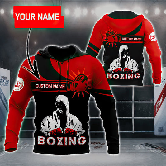 Strong Boxing Custom Art – 3D Hoodie