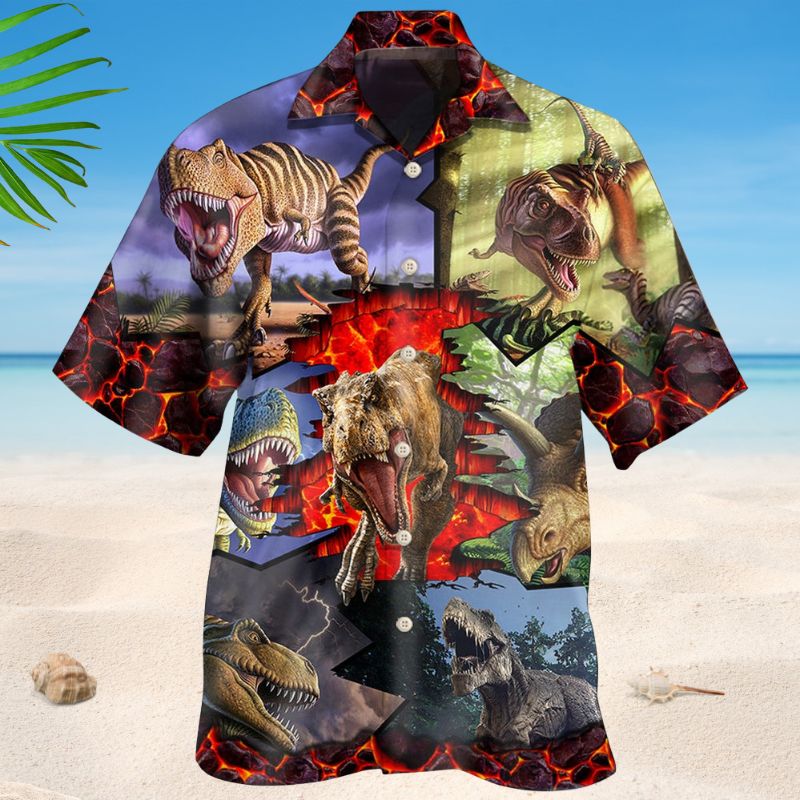 Strong Dinosaur Expert Style – Hawaiian Shirt
