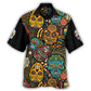 Colorful Sugar Skull Art Style - Hawaiian Shirt
