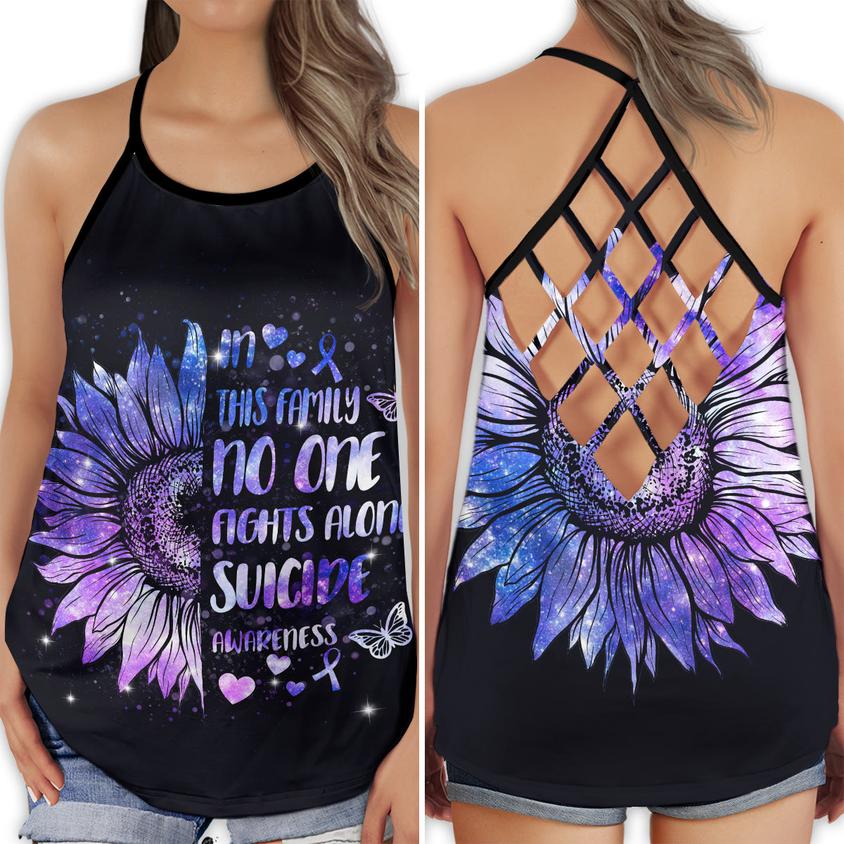 You Are Not Alone Awareness - Hollow Tank Top