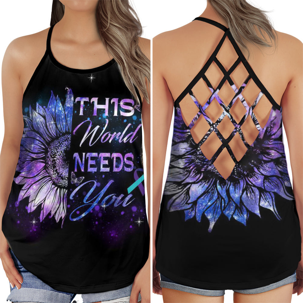 This World Needs You Awareness - Hollow Tank Top
