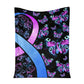 Mental Health Awareness Hope 50 x 60 Inch Flannel Blanket For Cozy Bedroom And Sofa Decor