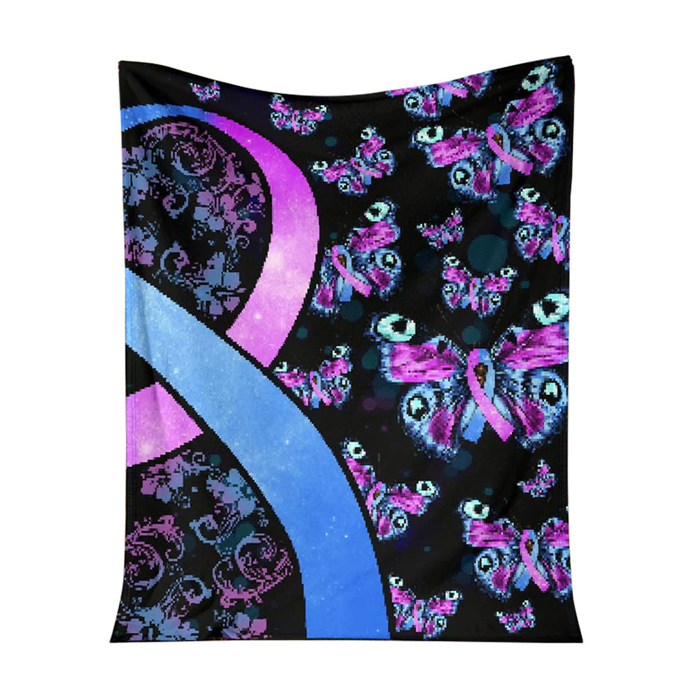Mental Health Awareness Hope 50 x 60 Inch Flannel Blanket For Cozy Bedroom And Sofa Decor