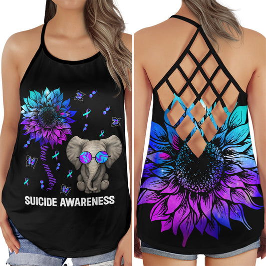 You Matter Elephant Support Message - Hollow Tank Top