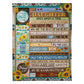 Sunflower Warm Sunshine Love Daughter Gift Flannel Blanket For Cozy Bedroom And Sofa Decor