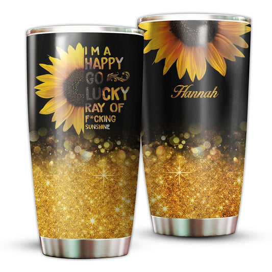 Sunflower Love With Yellow Floral 20 Oz Tumbler