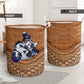 Super Bike Rattan Teaxture - Laundry Basket - Owls Matrix LTD