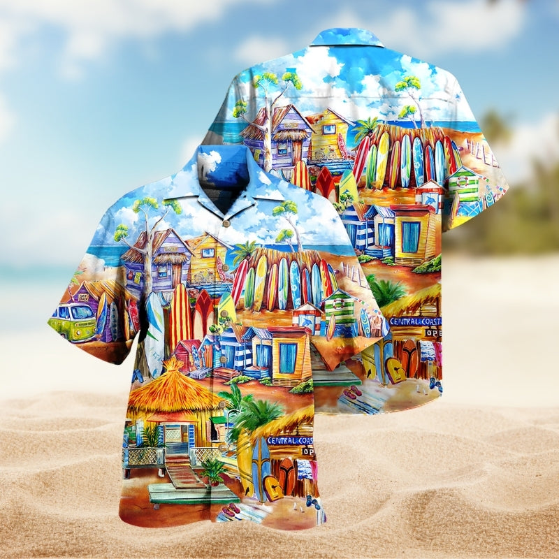 Surfboard Store And Beach Limited Edition - Hawaiian Shirt - HAWS29FNN310521