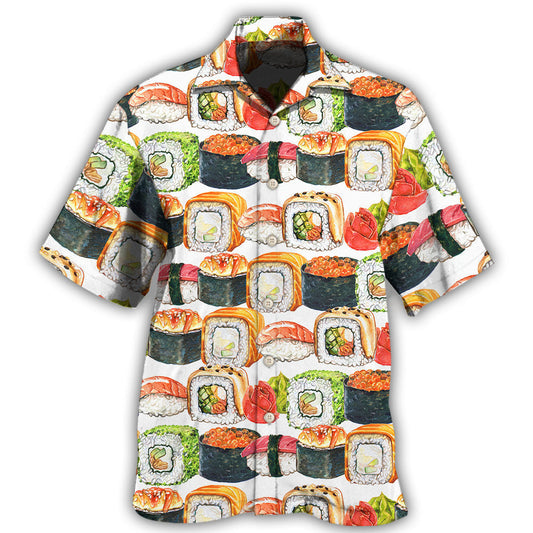 Sushi Minimal Japanese Food Art – Hawaiian Shirt