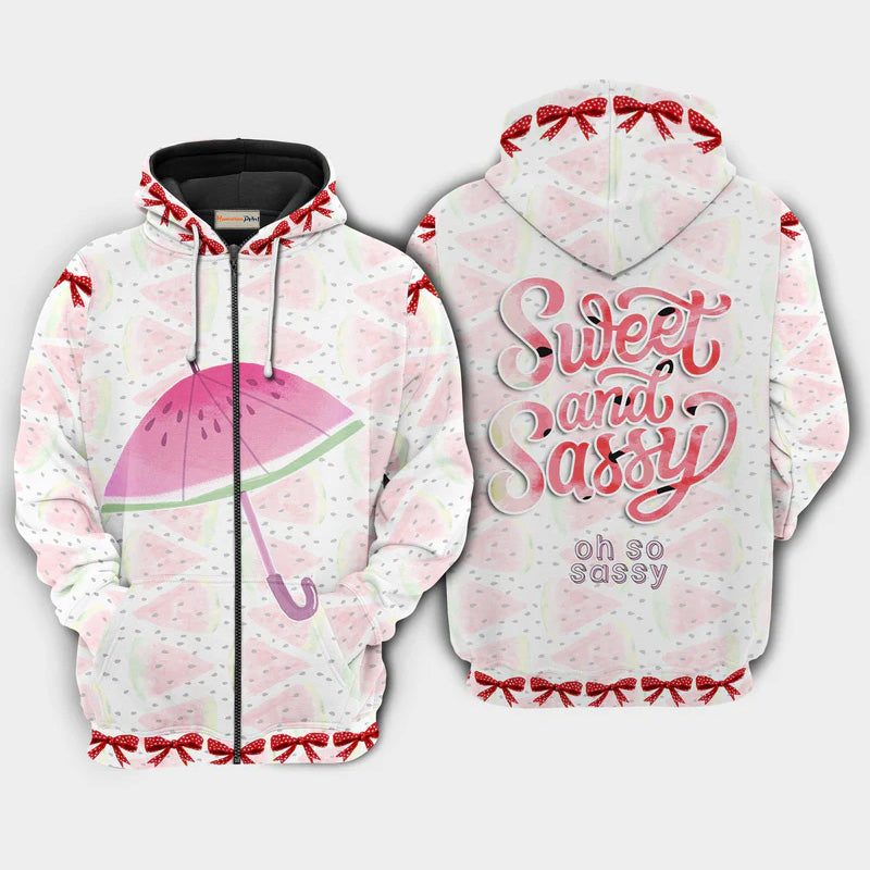 Sweet And Sassy Fruit Art – 3D Hoodie