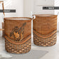 Swimming Girl Rattan Teaxture - Laundry Basket - Owls Matrix LTD