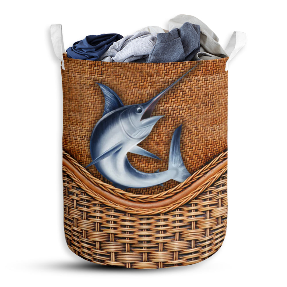 Swordfish Rattan Texture Type - Laundry Basket - Owls Matrix LTD