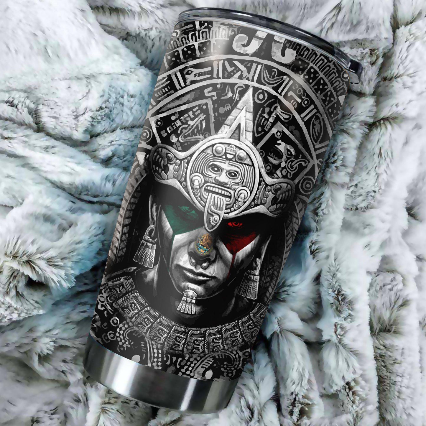 Aztec Mexico Black Personalized 20 Oz Tumbler