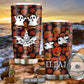 Halloween Boo Bee Pumpkin Personalized 20 Oz Tumbler For Hot Cold Drinks And Travel