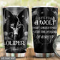 Wolf Strong Kindness Personalized 20 Oz Tumbler