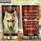 Wolf In Brave Life Kindness Personalized 20 Oz Tumbler