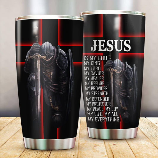 Jesus 20 Oz Tumbler For Home Office Car Cup Holder And Outdoor Adventures