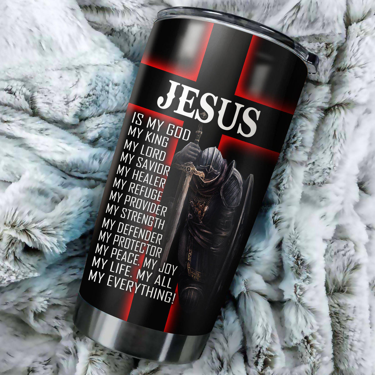 Jesus 20 Oz Tumbler For Home Office Car Cup Holder And Outdoor Adventures
