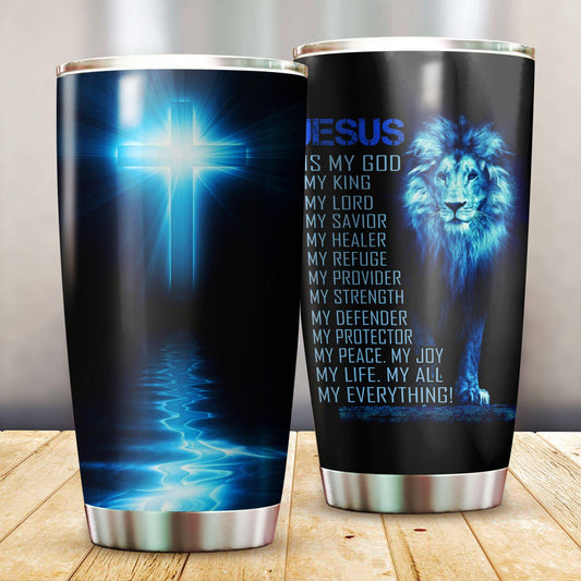 Jesus 20 Oz Tumbler For Coffee Travel And Daily Use