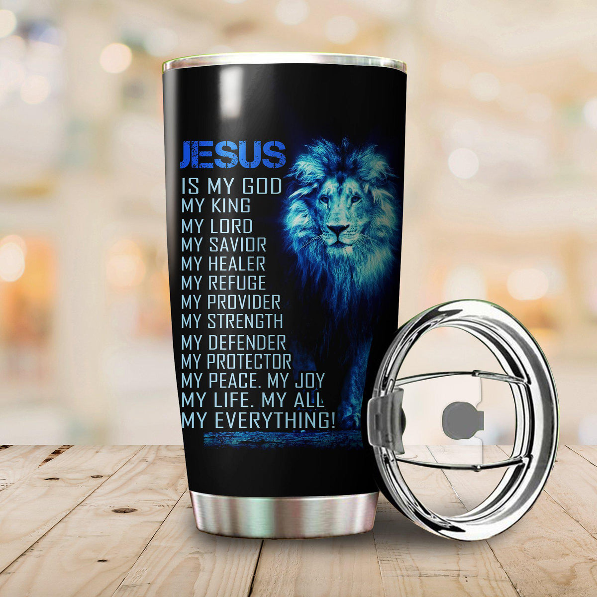 Jesus 20 Oz Tumbler For Coffee Travel And Daily Use