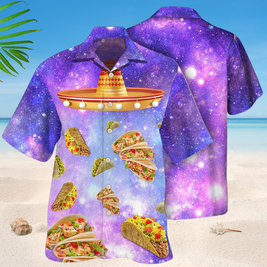 Tacos Purple Galaxy Style – Hawaiian Shirt