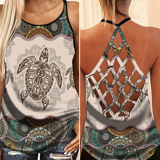 Turtle Loves Beach Loves Ocean Limited Edition 2 – Hollow Tank Top