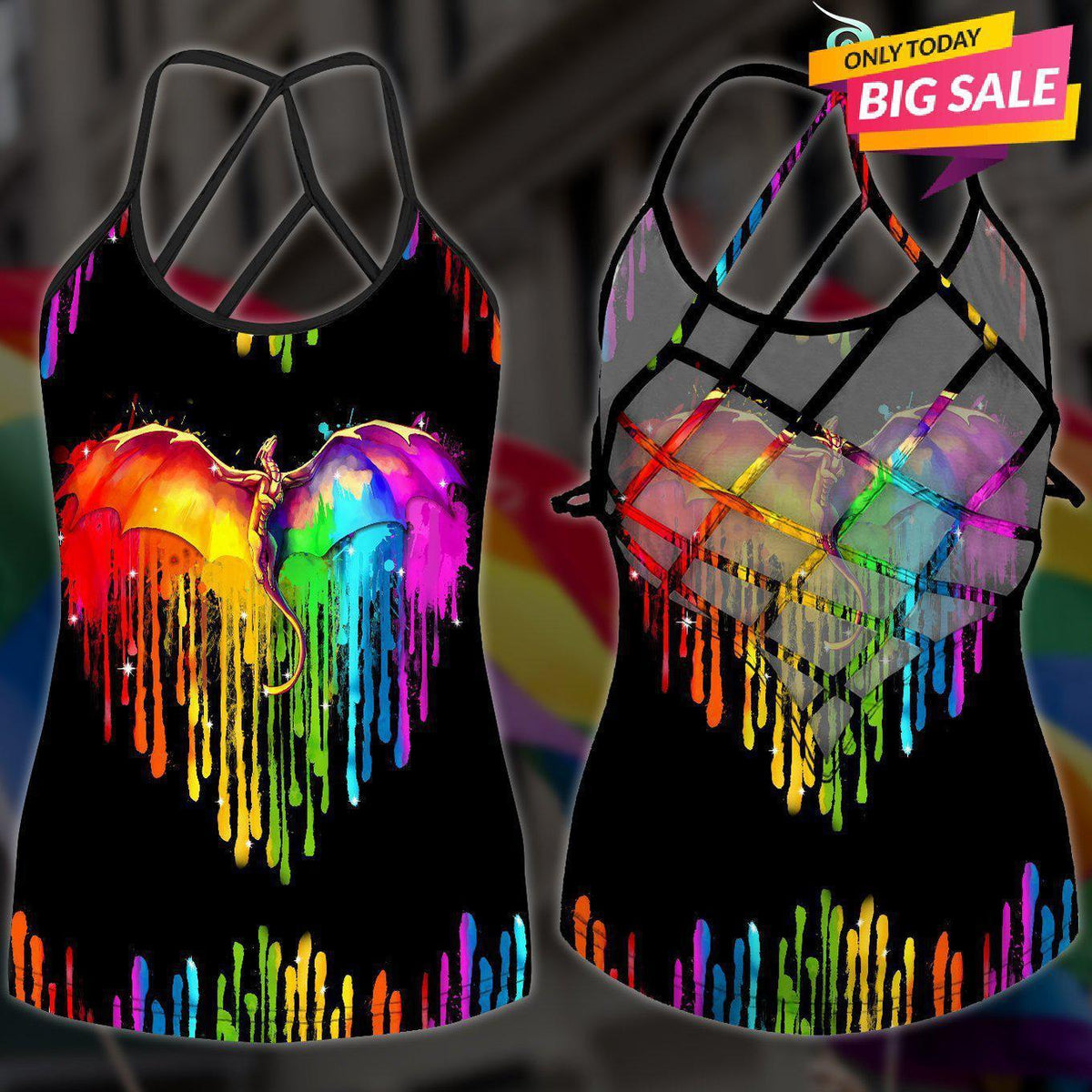 LGBT Love Limited Edition 10 Pride – Hollow Tank Top