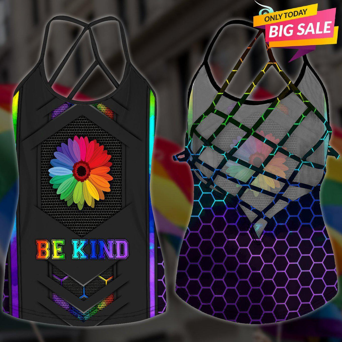 LGBT Love Limited Edition 13 Pride – Hollow Tank Top