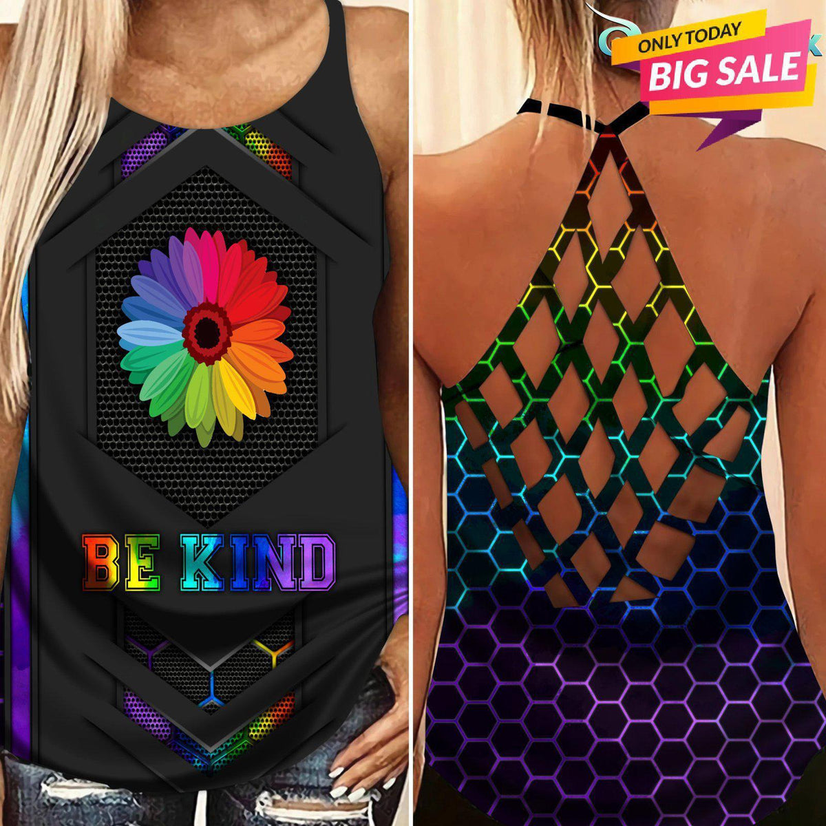 LGBT Love Limited Edition 13 Pride – Hollow Tank Top
