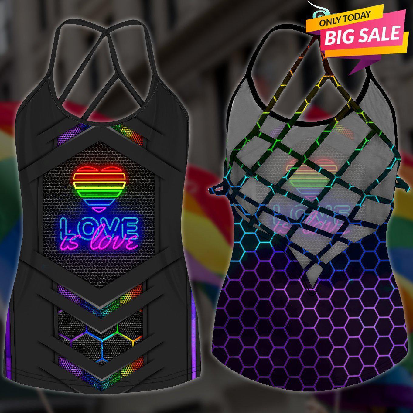 LGBT Love Limited Edition 14 Pride – Hollow Tank Top