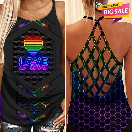 LGBT Love Limited Edition 14 Pride – Hollow Tank Top
