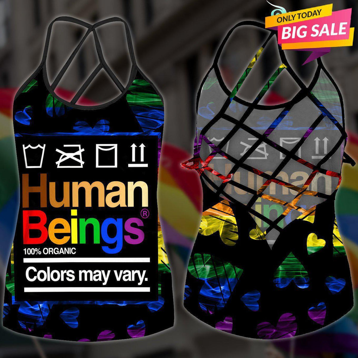 LGBT Love Limited Edition 17 Pride – Hollow Tank Top