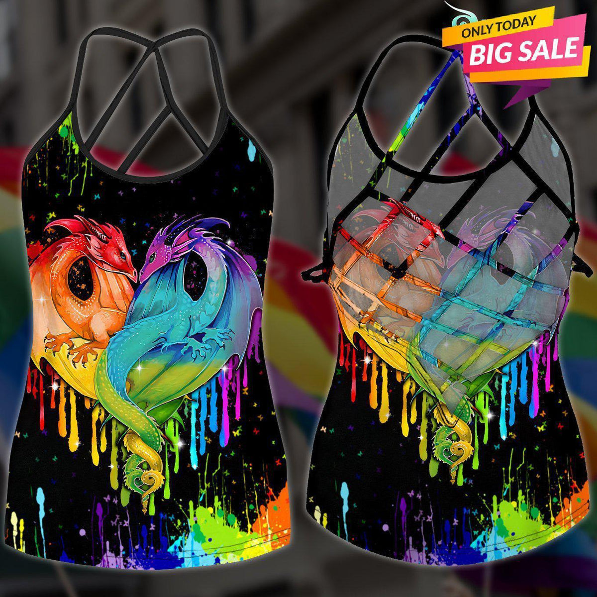 LGBT Love Limited Edition 1 Pride – Hollow Tank Top