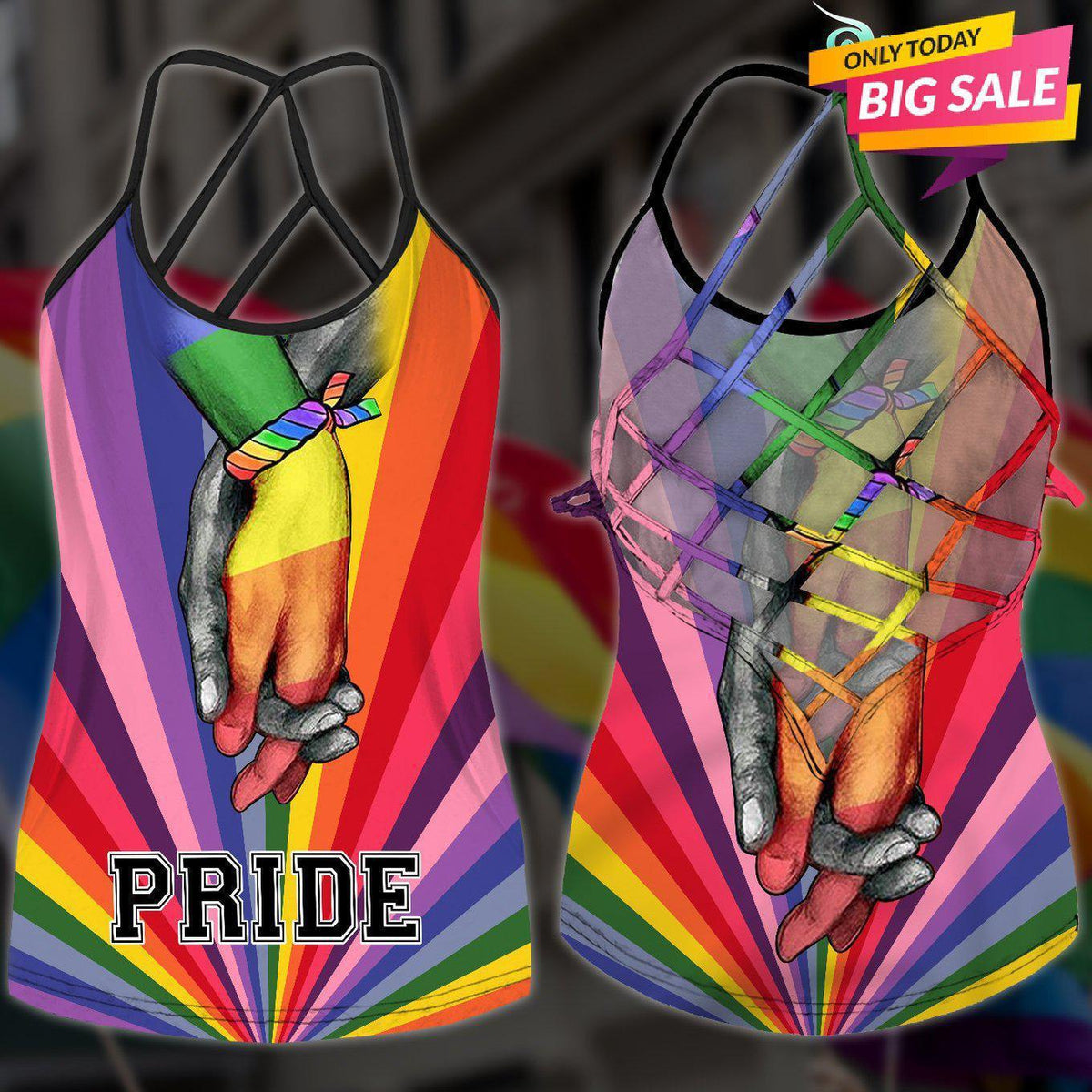 LGBT Love Limited Edition 3 Pride – Hollow Tank Top