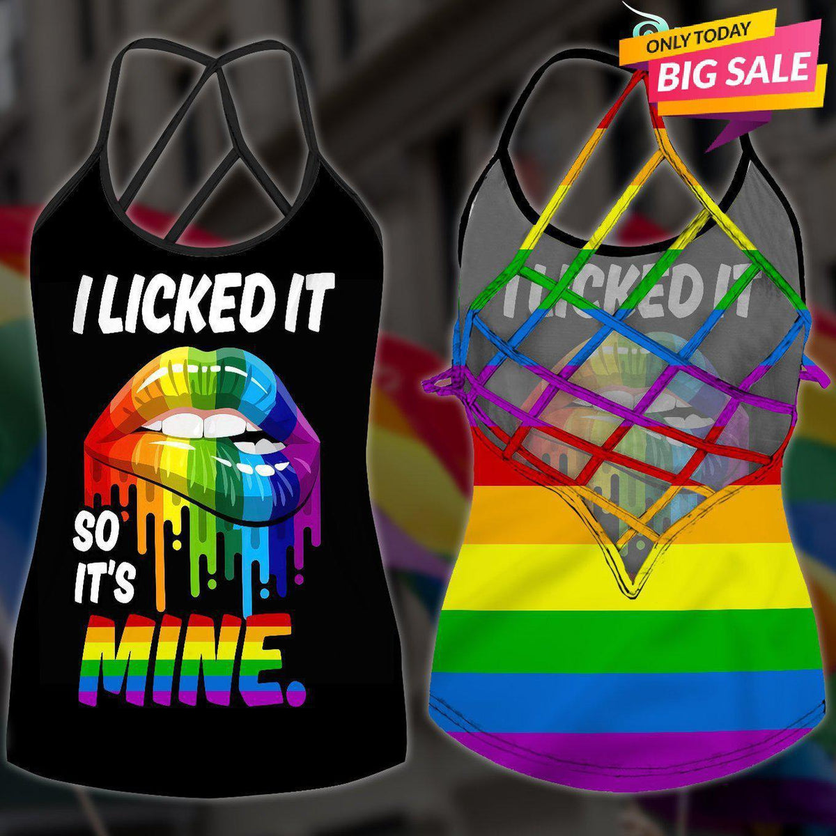 LGBT Love Limited Edition 5 Pride – Hollow Tank Top