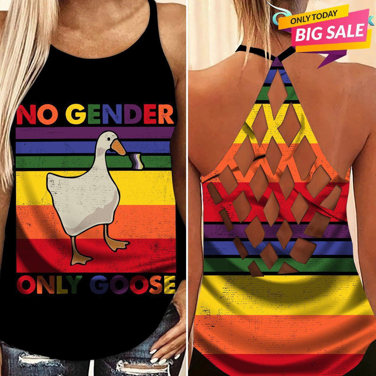 LGBT Love Limited Edition 6 Pride – Hollow Tank Top