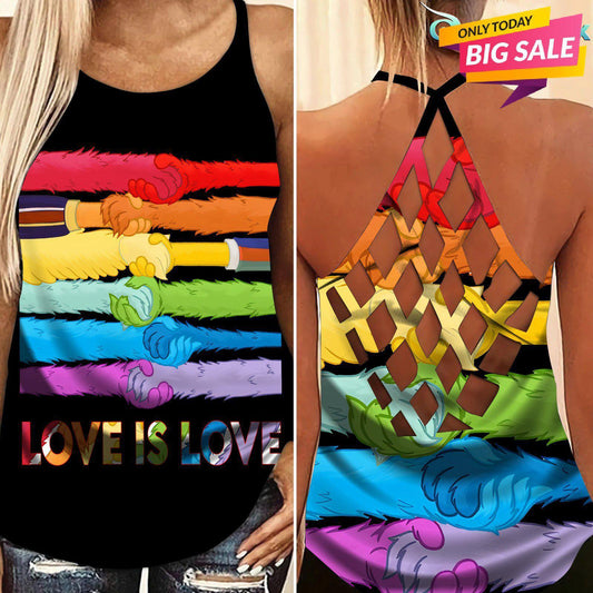 LGBT Love Limited Edition 8 Pride – Hollow Tank Top