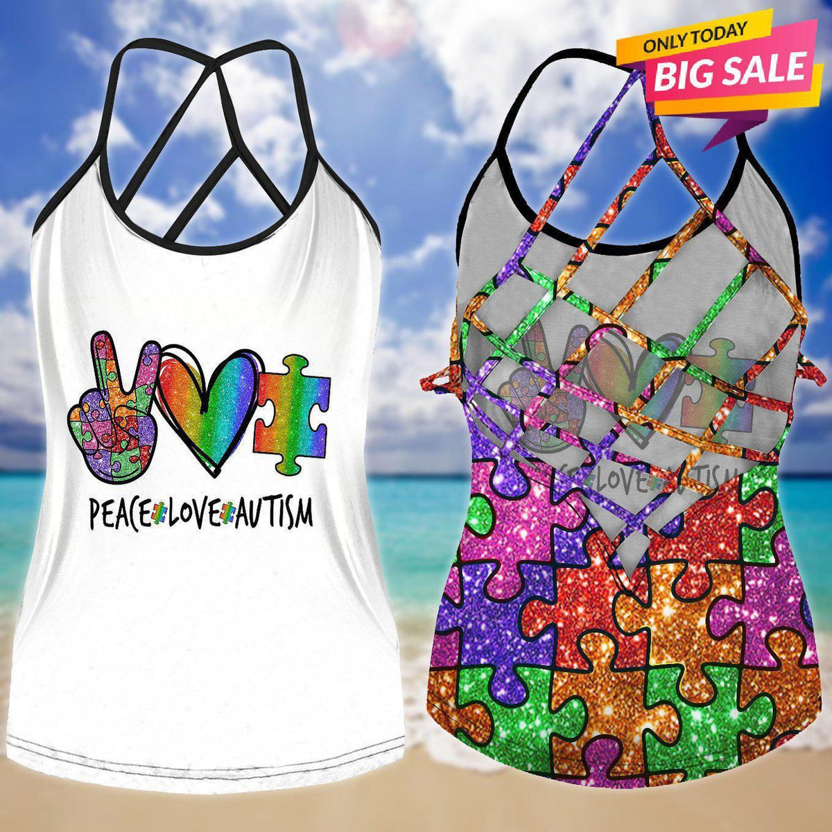 Autism Love Limited Edition 10 – Hollow Tank Top