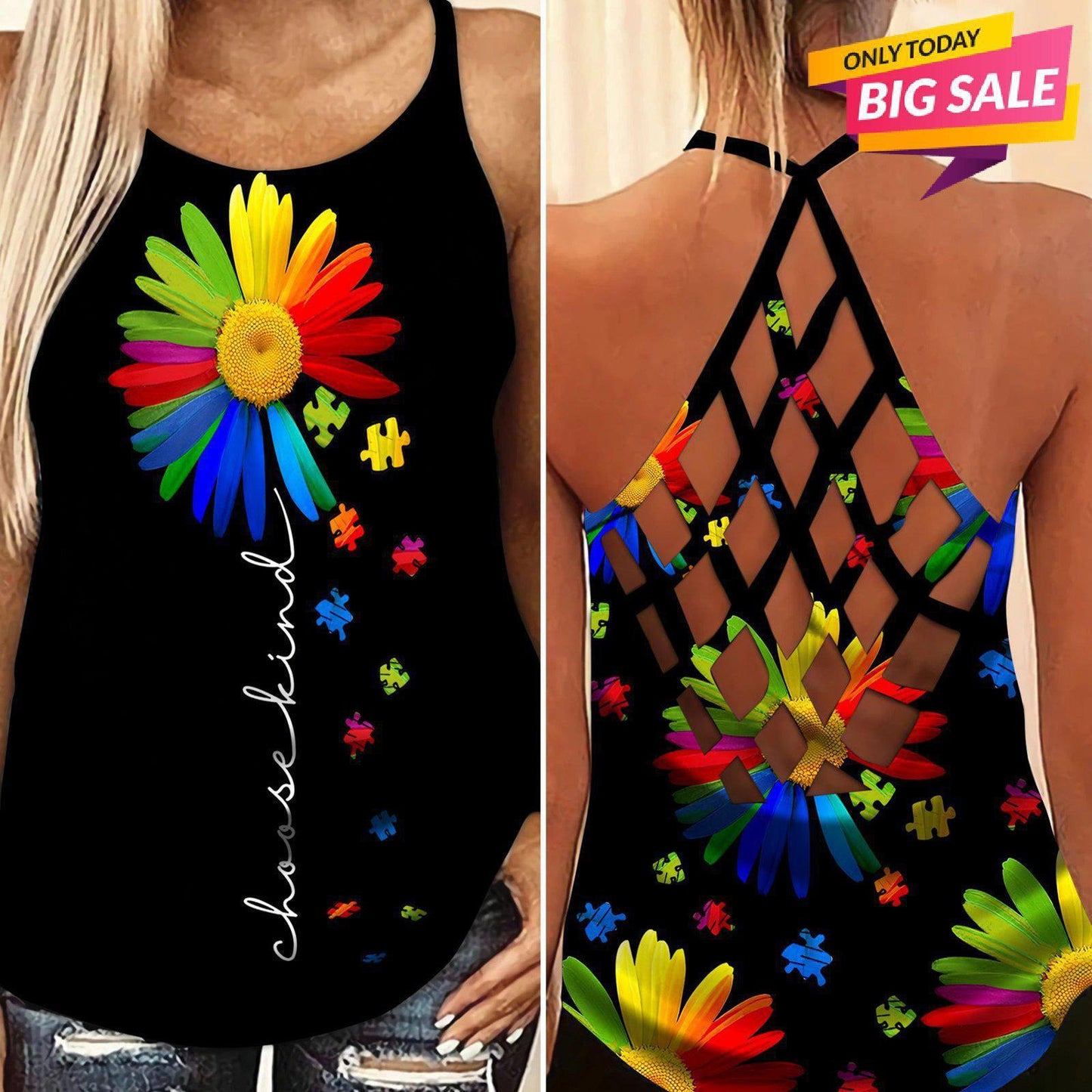 Autism Love Limited Edition 11 – Hollow Tank Top
