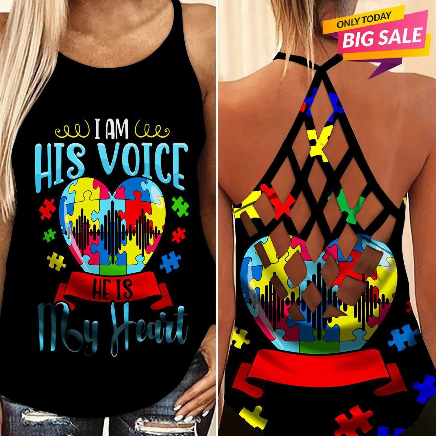 Autism Love Limited Edition 12 – Hollow Tank Top