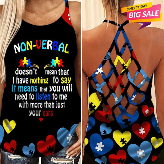 Autism Love Limited Edition 16 – Hollow Tank Top