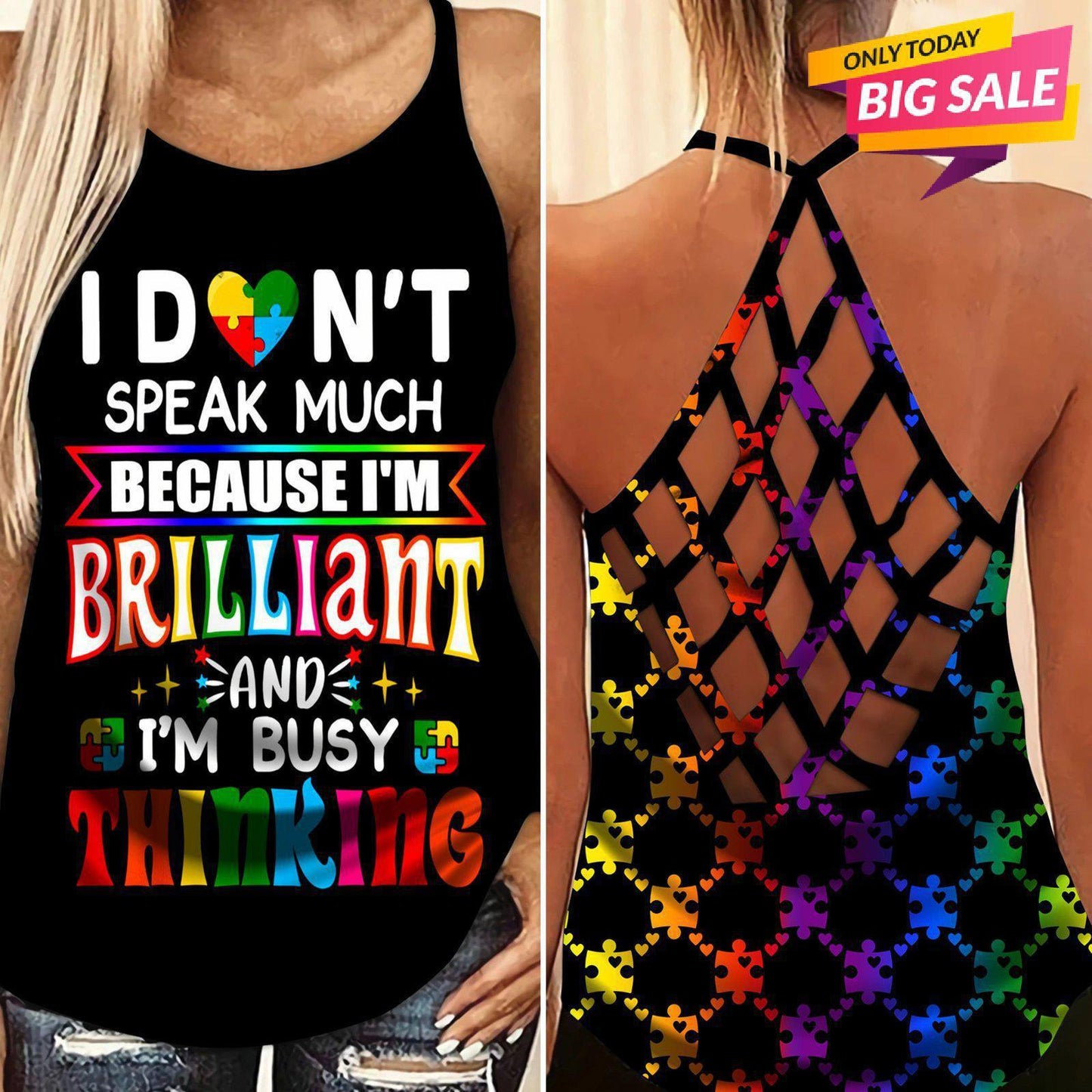 Autism Love Limited Edition 17 – Hollow Tank Top