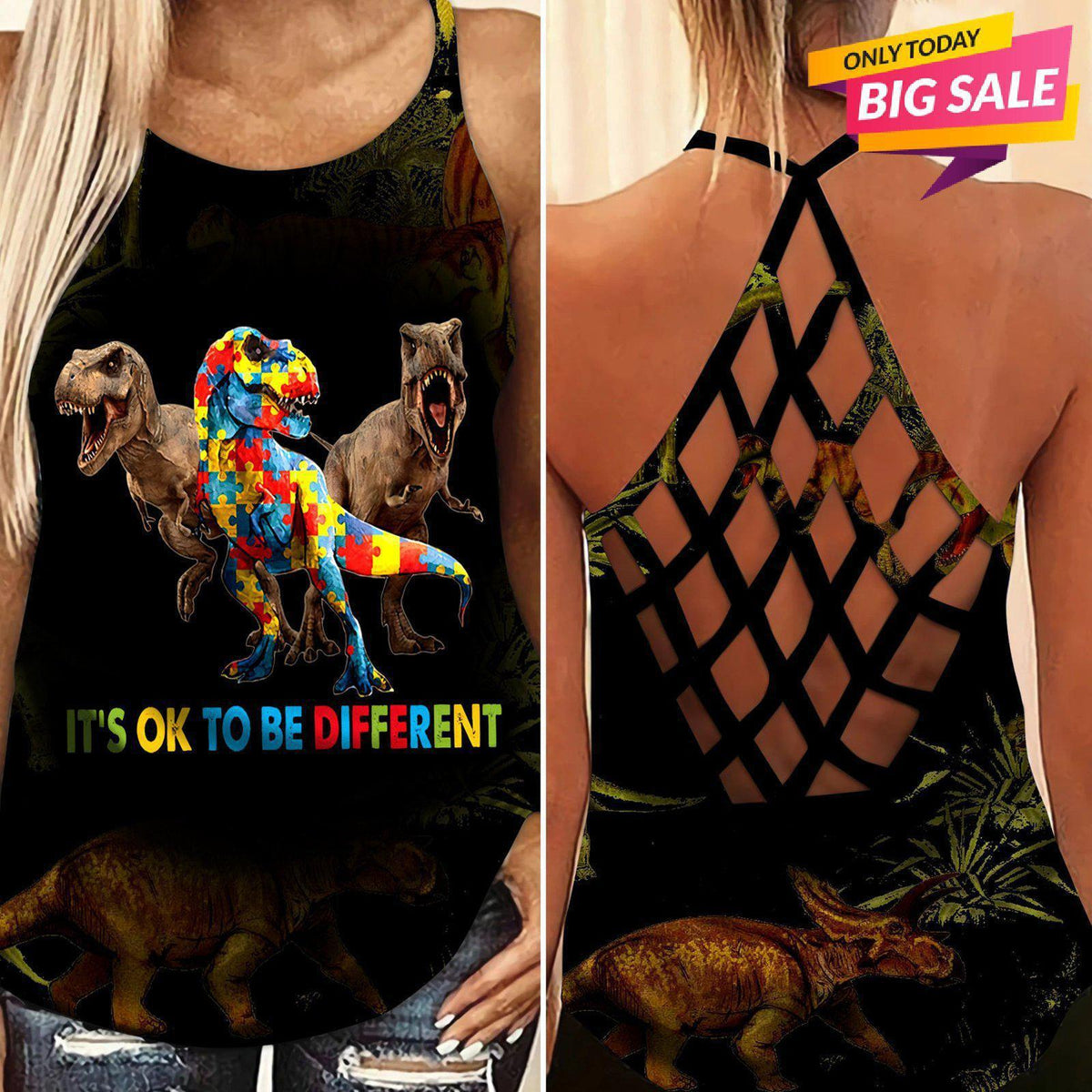 Autism Love Limited Edition 19 – Hollow Tank Top