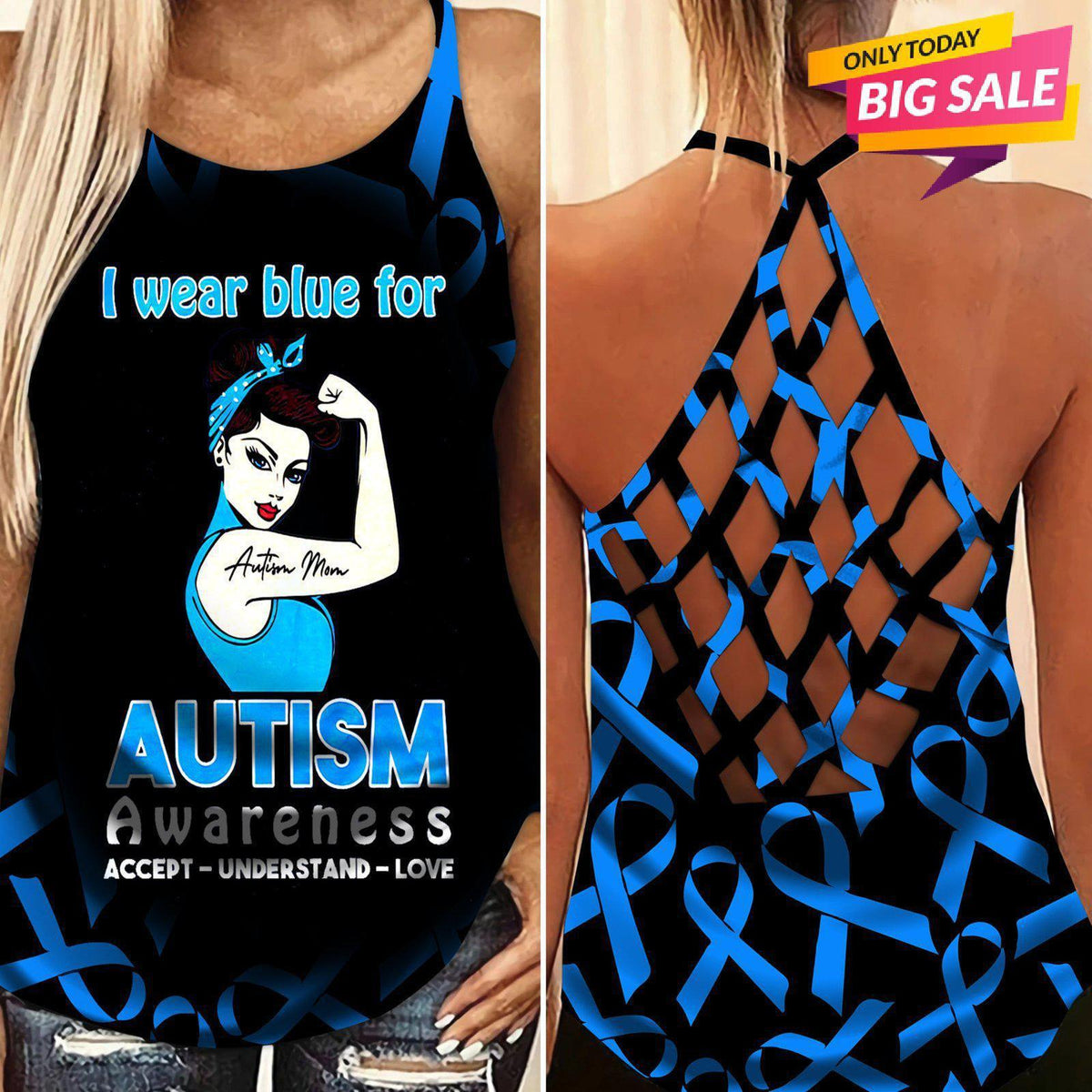 Autism Love Limited Edition 20 – Hollow Tank Top