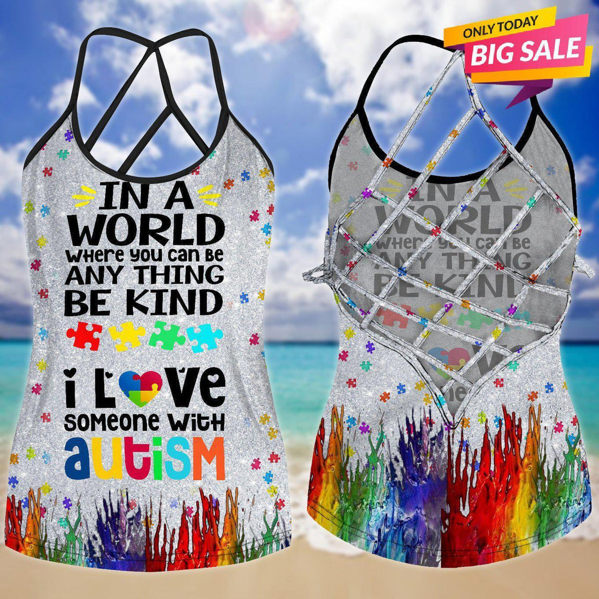 Autism Love Limited Edition 2 – Hollow Tank Top