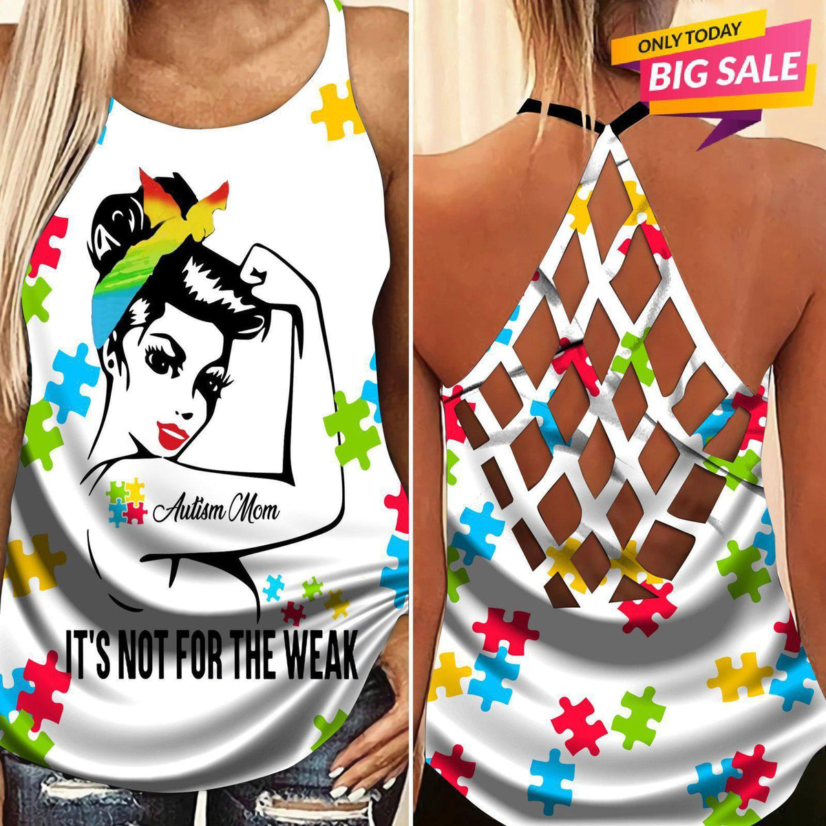 Autism Love Limited Edition 3 – Hollow Tank Top