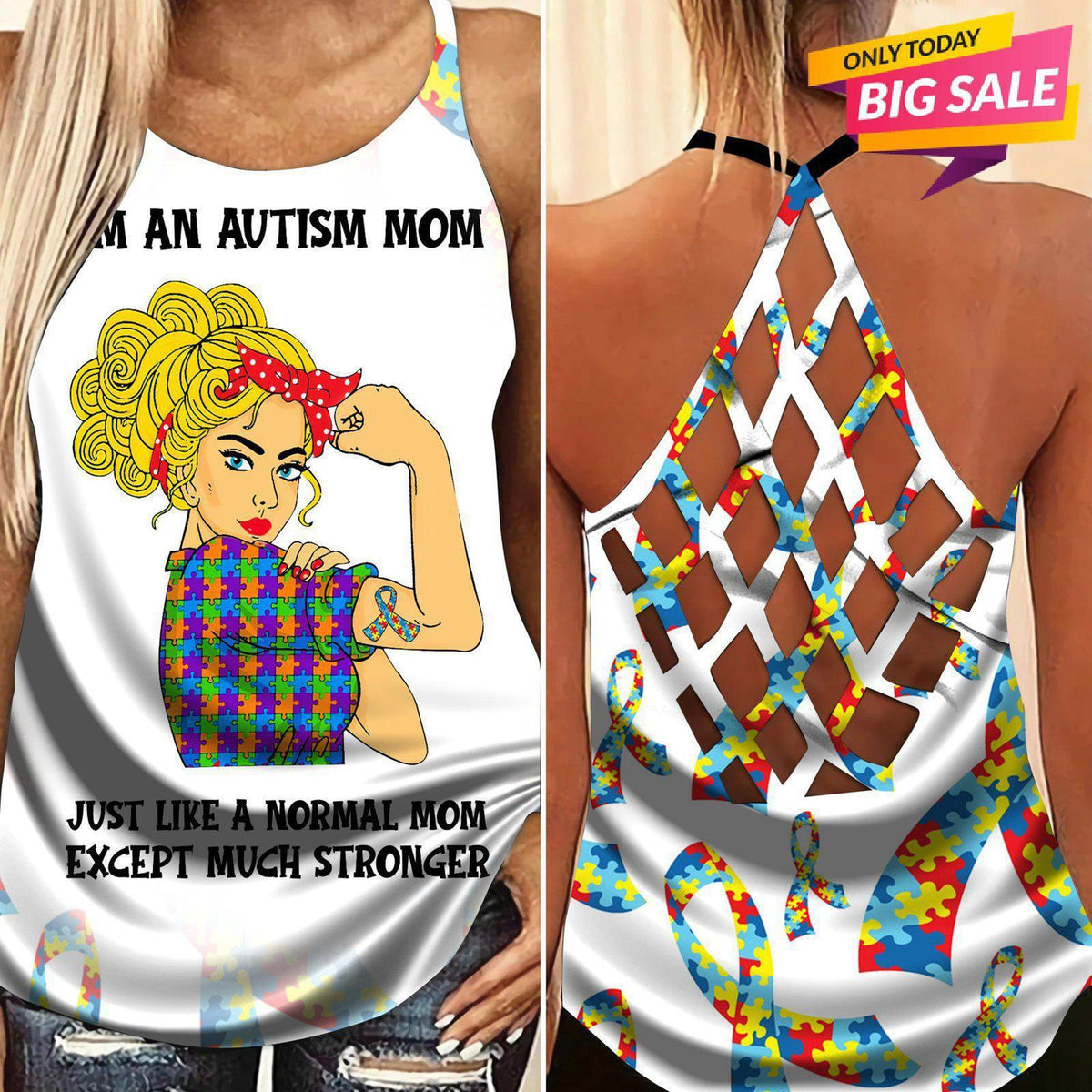 Autism Love Limited Edition 8 – Hollow Tank Top