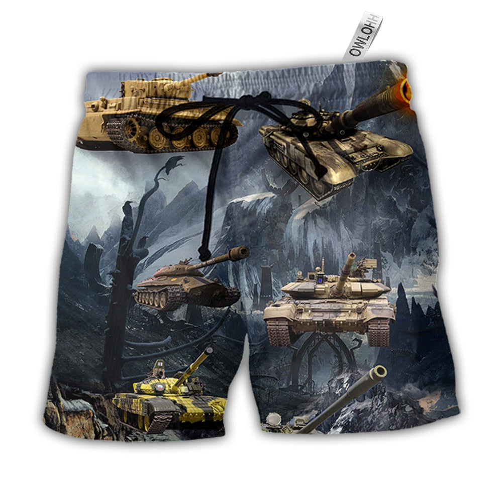 Beach Short / Adults / S Tanks Style WIth Dark Style - Beach Short - Owls Matrix LTD