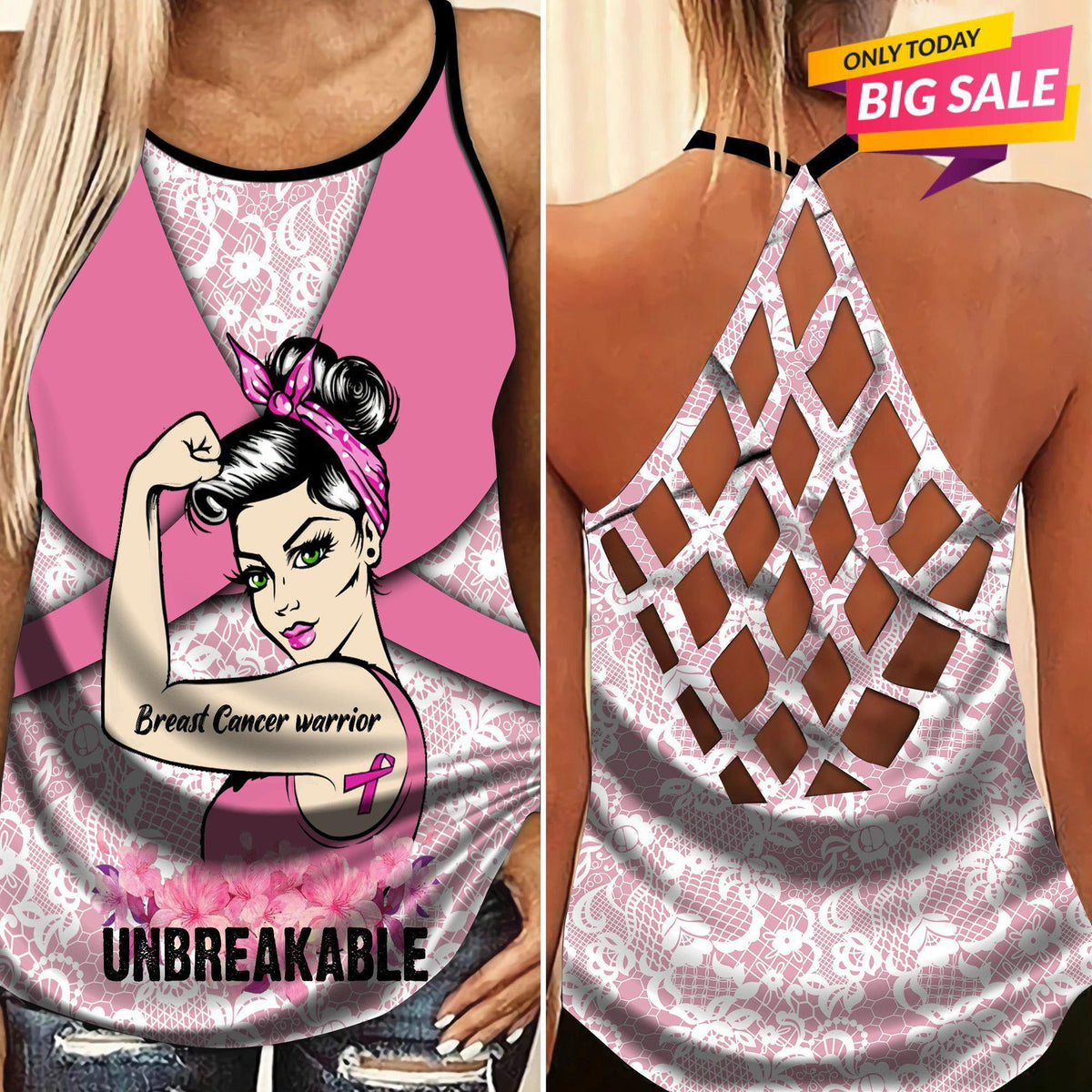 Cancer Stronger Limited Edition 13 – Hollow Tank Top